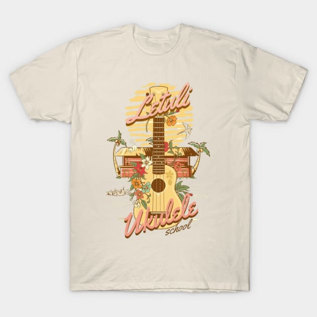 Letuli Ukulele School T-Shirt by junochaos